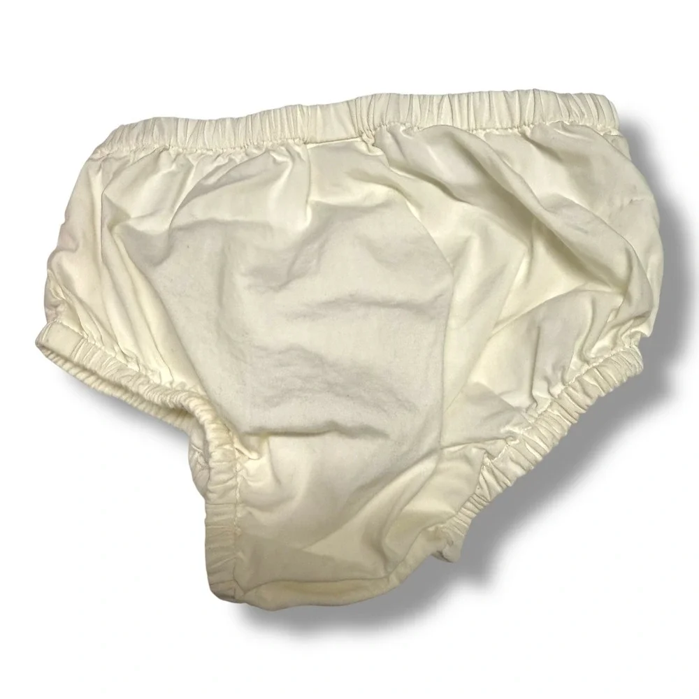 Gymboree 12-18 Mo Ivory Navy Blue Sailor Dress Diaper Cover Set Bon Voyage‎
